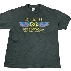 Vintage REO Speedwagon 1991 single stitch T-shirt USA made XL